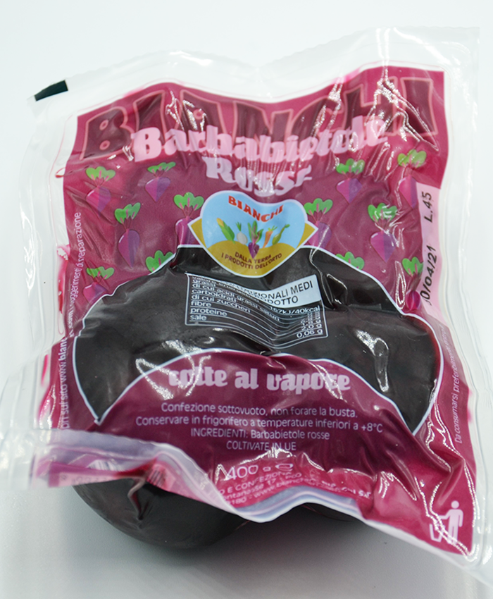 Barbabietole rosse bio cotte sottovuoto 400 gr